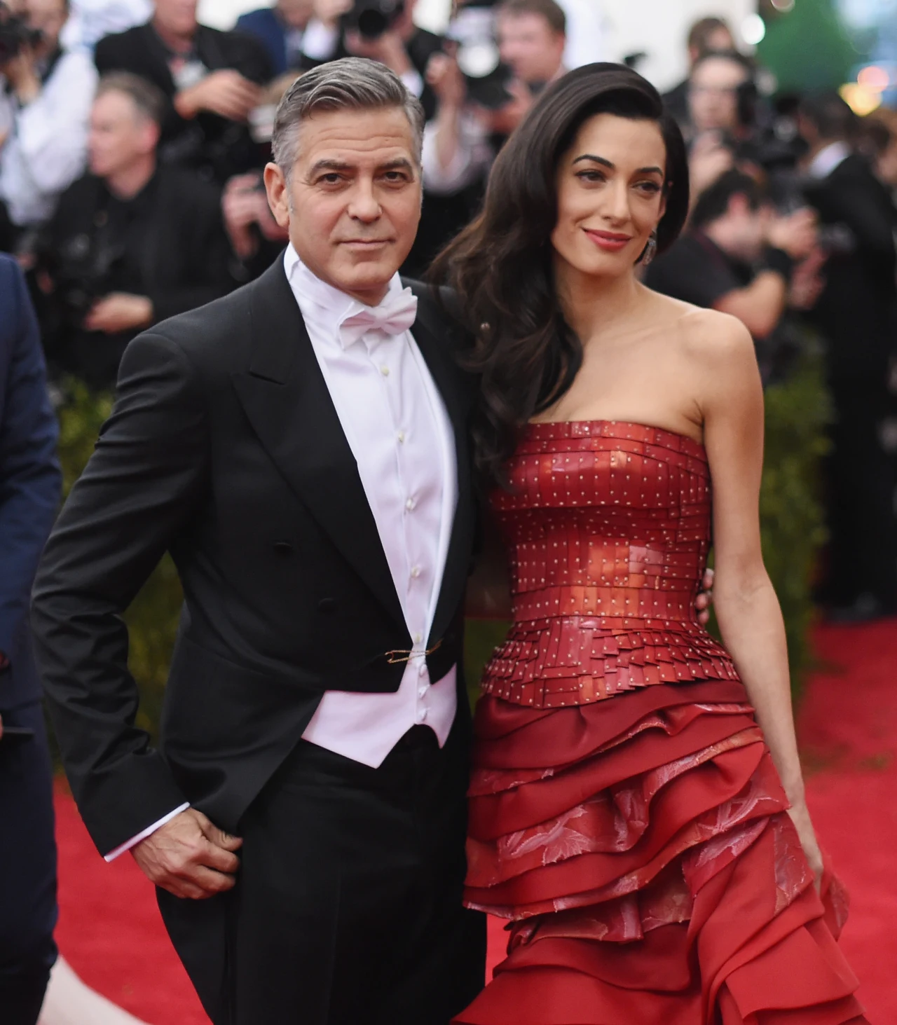 George Clooney z żoną George Clooney z żoną