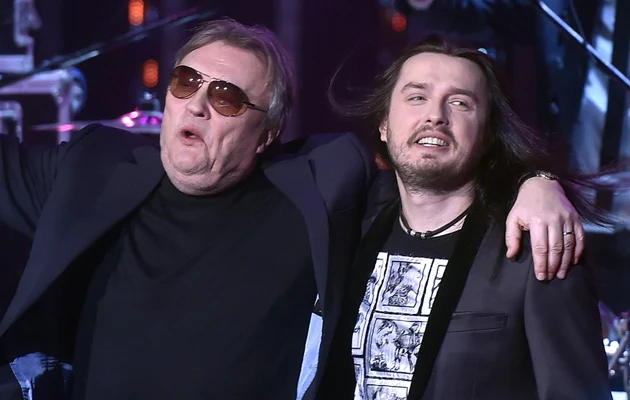 Krzysztof Cugowski z synem Krzysztof Cugowski z synem