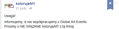 Fundacja kolorujeMY o powiązaniu z Global Art Fundacja kolorujeMY o powiązaniu z Global Art