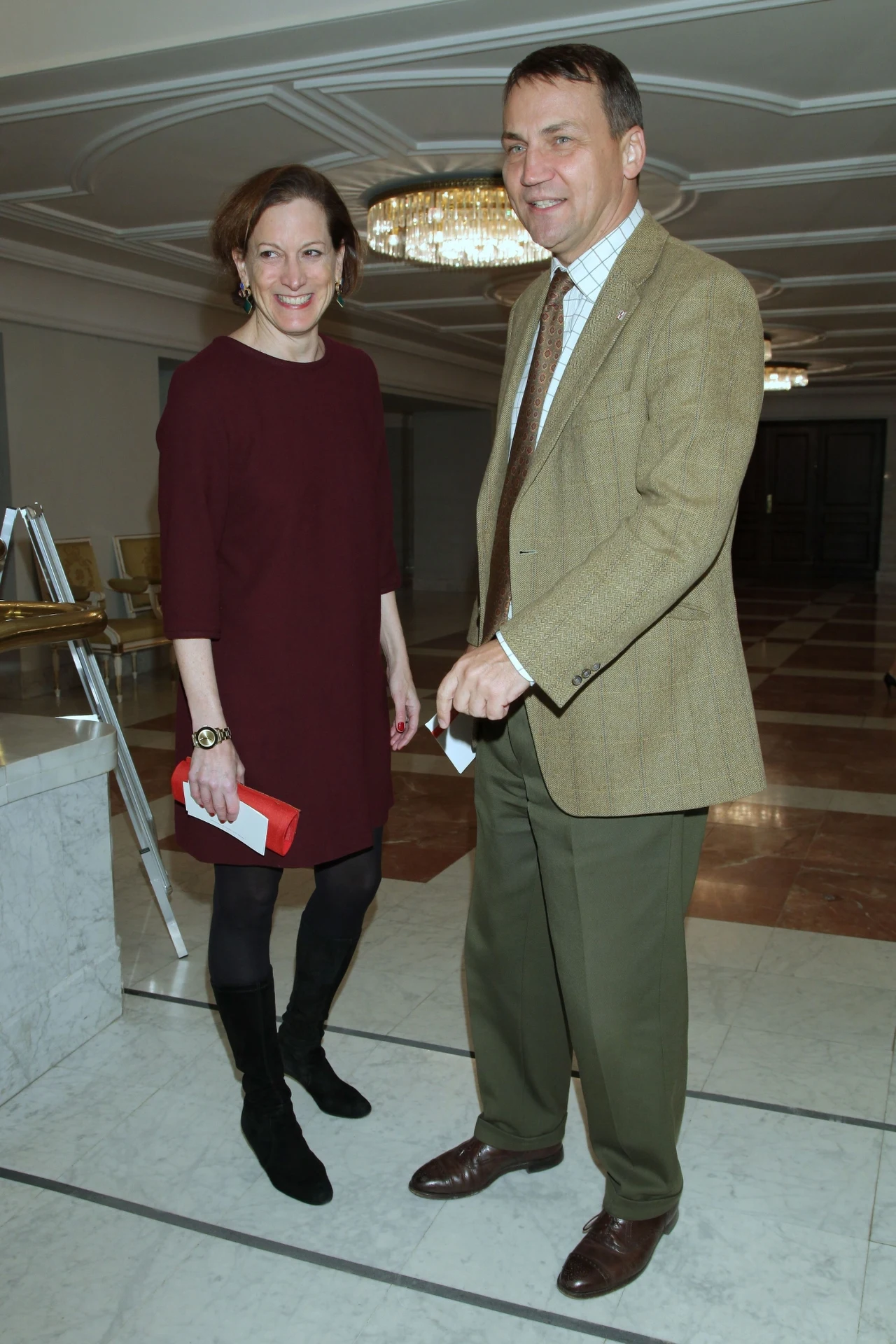 Sikorski z żoną Sikorski z żoną