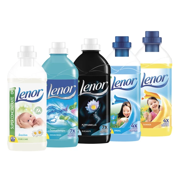 Super skoncentrowany Lenor to więcej niż tylko płyn do płukania tkanin. Sprawia, że Twoje ubrania są świeże przez cały dzień, chociaż dozujesz mniej płynu niż wcześniej. Zyskujesz do 30% WIĘCEJ WYPŁUKANYCH UBRAŃ NA LITR*, co oznacza, że używasz o 10 ML MNIEJ PŁYNU NA KAŻDE PRANIE, aby uzyskać te same rezultaty. Nowa technologia FRESHLOCK™ zawiera wysoce skuteczne kapsułki zapachowe, które pękają, stopniowo uwalniając olejek zapachowy i zapewniając Twoim ubraniom długotrwałą świeżość, nawet do dwunastu godzin. *w porównaniu z poprzednią wersją Lenora