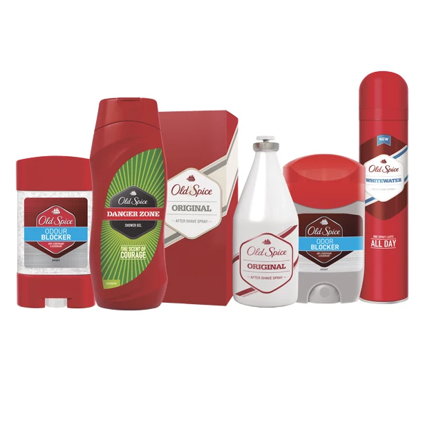 Zapachnij jak mężczyzna. Old Spice to szeroka linia kosmetyków dla mężczyzn prowadzących dynamiczny i niekonwencjonalny tryb życia. Wyrazisty męski zapach, który orzeźwia i odświeża. Old Spice to szeroka linia kosmetyków dla mężczyzn.