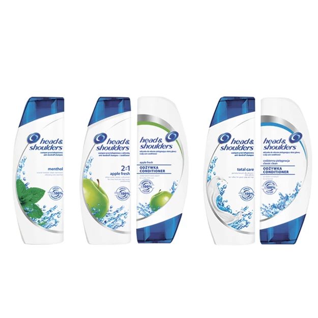 Żyj do 100% bez łupieżu – już na zawsze! Head&Shoulders dokładnie myje włosy i pielęgnuje skórę głowy, pozostawiając je piękne, zdrowe. Przy regularnym stosowaniu włosy zwalcza do 100% bez widocznych oznak łupieżu już na zawsze. Najlepszy efekt przy stosowaniu z odżywką. Dzięki delikatnej formule nadaje się do codziennej pielęgnacji.