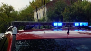 Na miejscu jest 10 jednostek straży pożarnej (zdjęcie ilustracyjne)