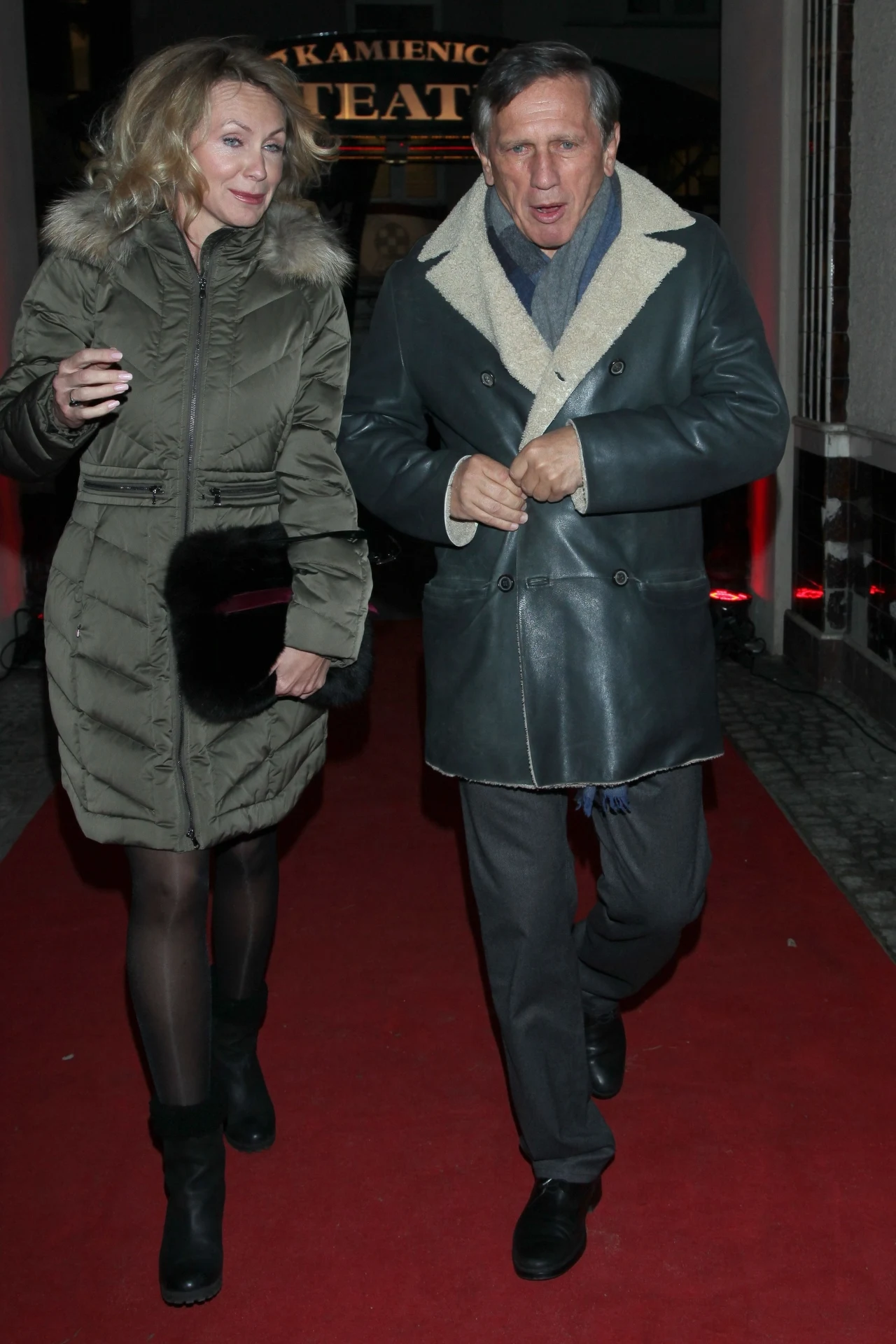 Beata Ścibakówna i Jan Englert