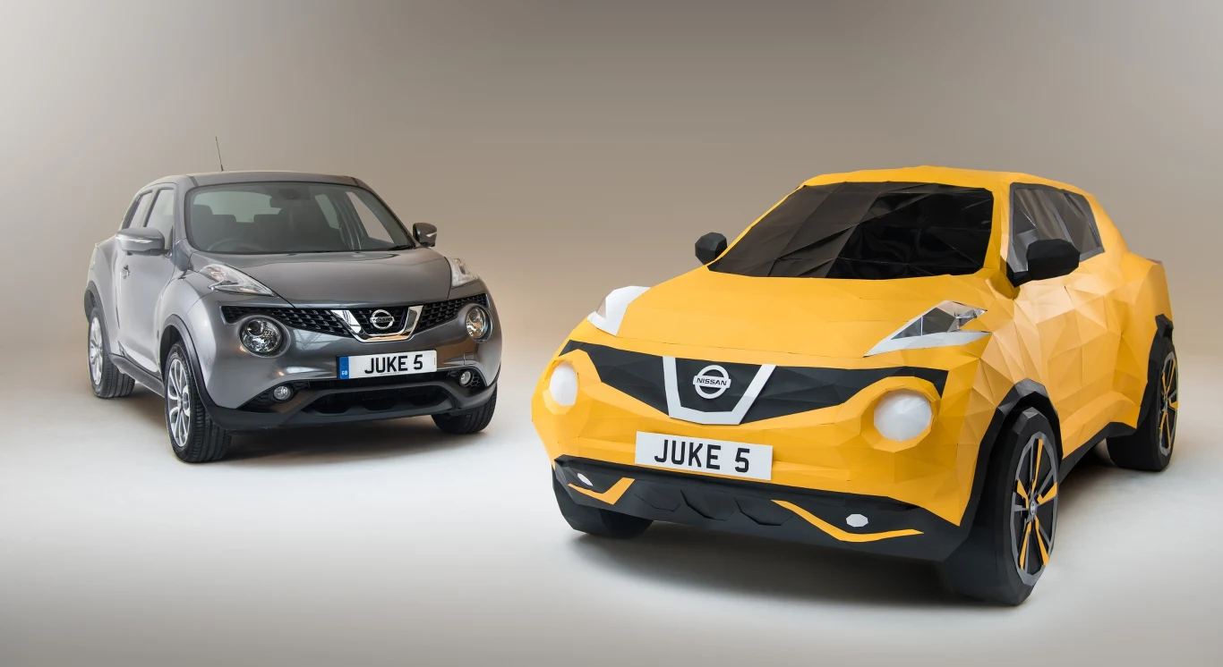 Nissan Juke origami