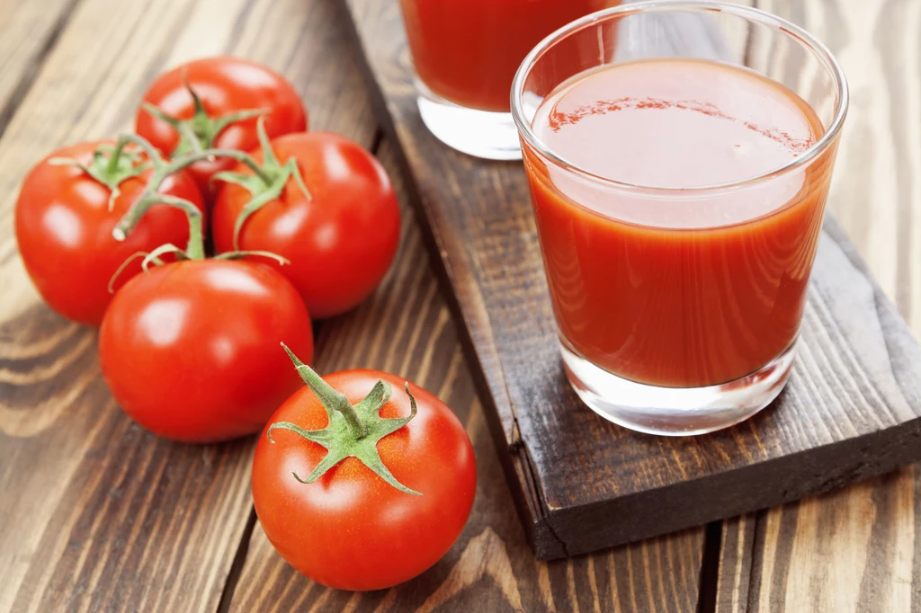 Antyoksydant - likopen - w pasteryzowanym soku pomidorowym wzrasta 2-3 krotnie