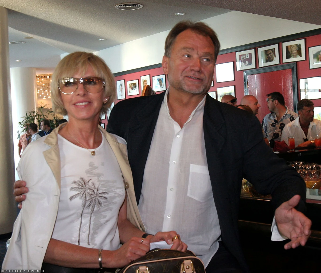 Grażyna ze zmarłym mężem Grażyna ze zmarłym mężem