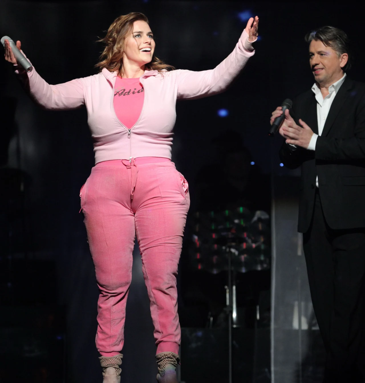 Natasza Urbańska i Janusz Józefowicz na scenie Natasza Urbańska i Janusz Józefowicz na scenie