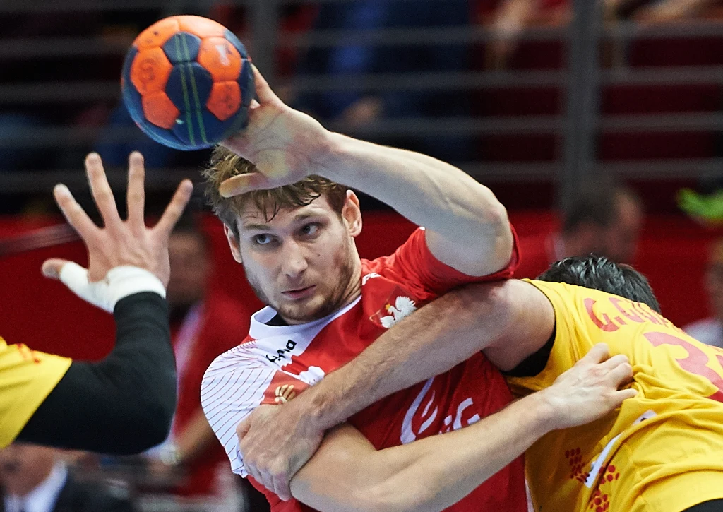 Robert Orzechowski w meczu z Hiszpanią