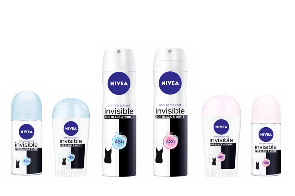 Antyperspiranty Nivea Invisible Black & White 