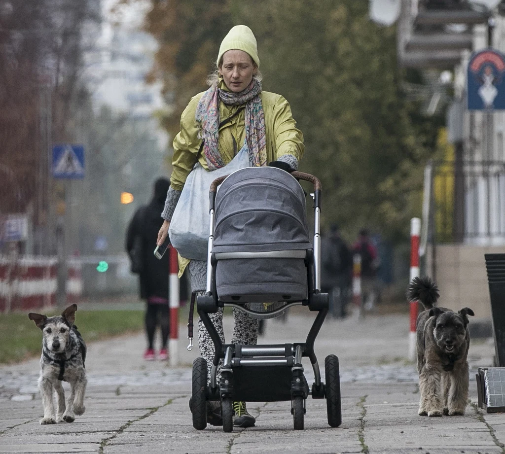 Magda Popławska z córką Magda Popławska z córką