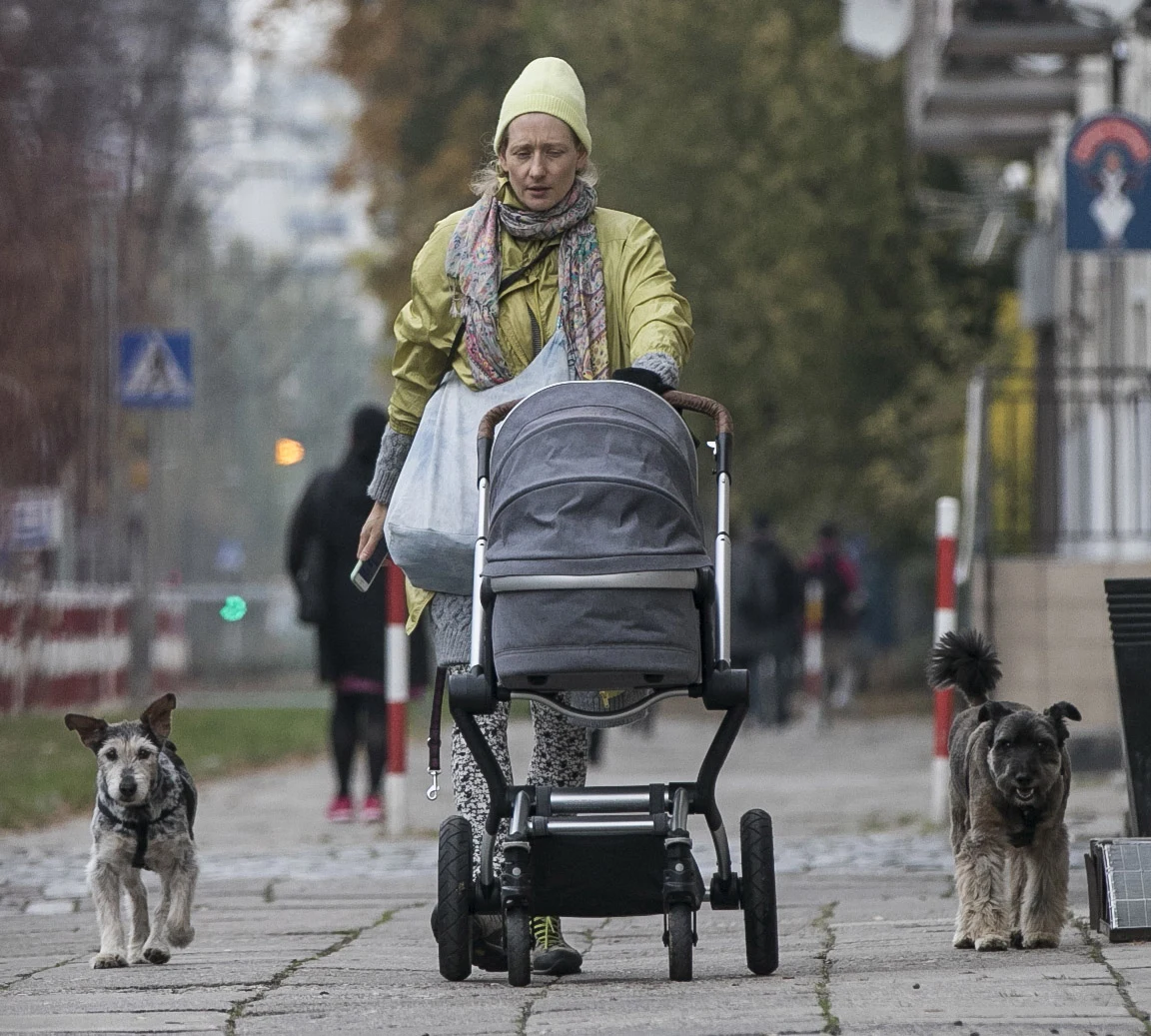 Magda Popławska z córką Magda Popławska z córką