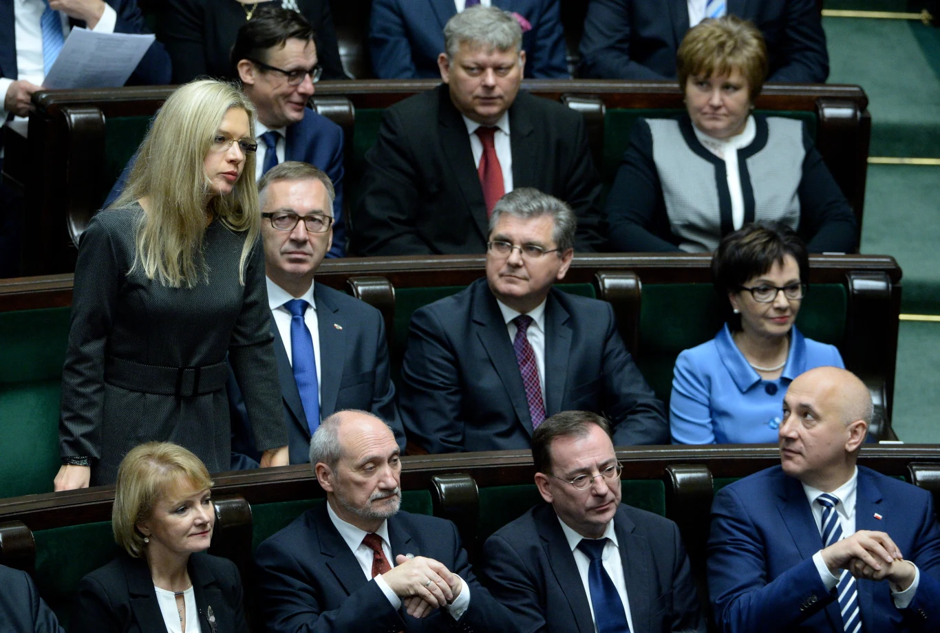 Małgorzata Wassermann składa ślubowanie poselskie
