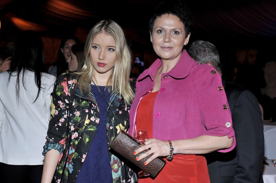 Małgorzata Pieńkowska z córką Małgorzata Pieńkowska z córką