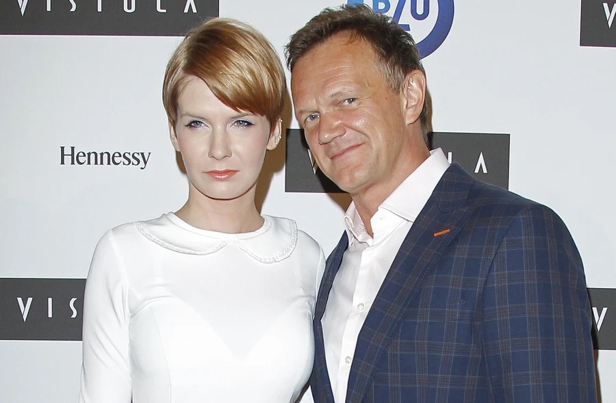 Cezary Pazura z żoną Edytą Cezary Pazura z żoną Edytą