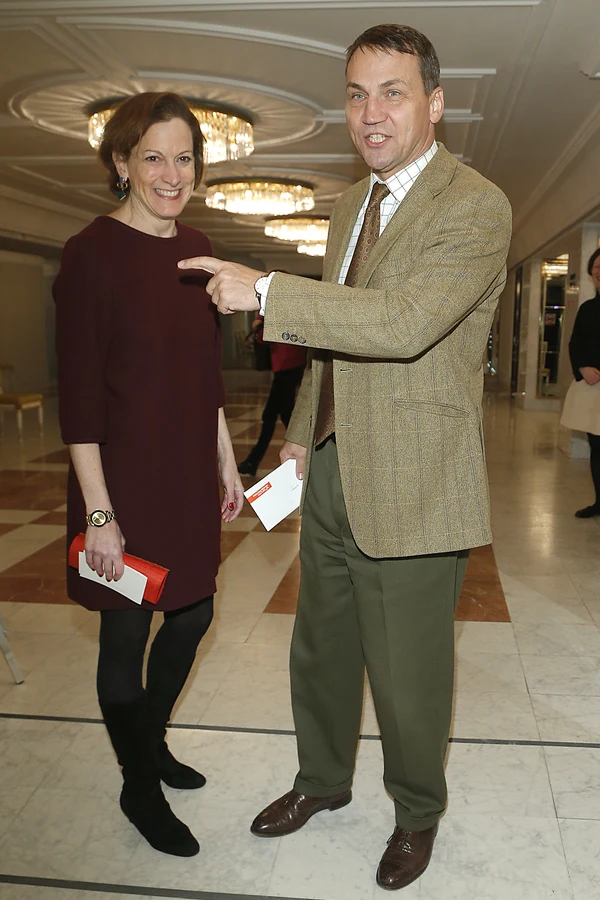 Radosław Sikorski z żoną Radosław Sikorski z żoną