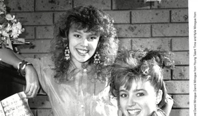 Kylie i Dannii Minogue w czerwcu 1986 roku