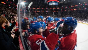 Radość hokeistów Montreal Canadiens