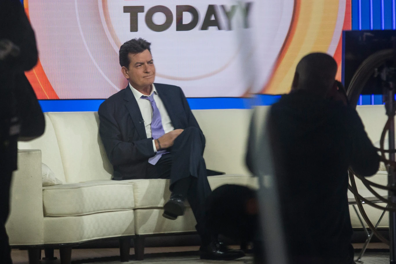 Charlie Sheen w programie "The Today Show"