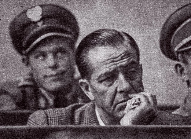 Władysław Mazurkiewicz podczas procesu/ zdjęcie prasowe z 1956 roku