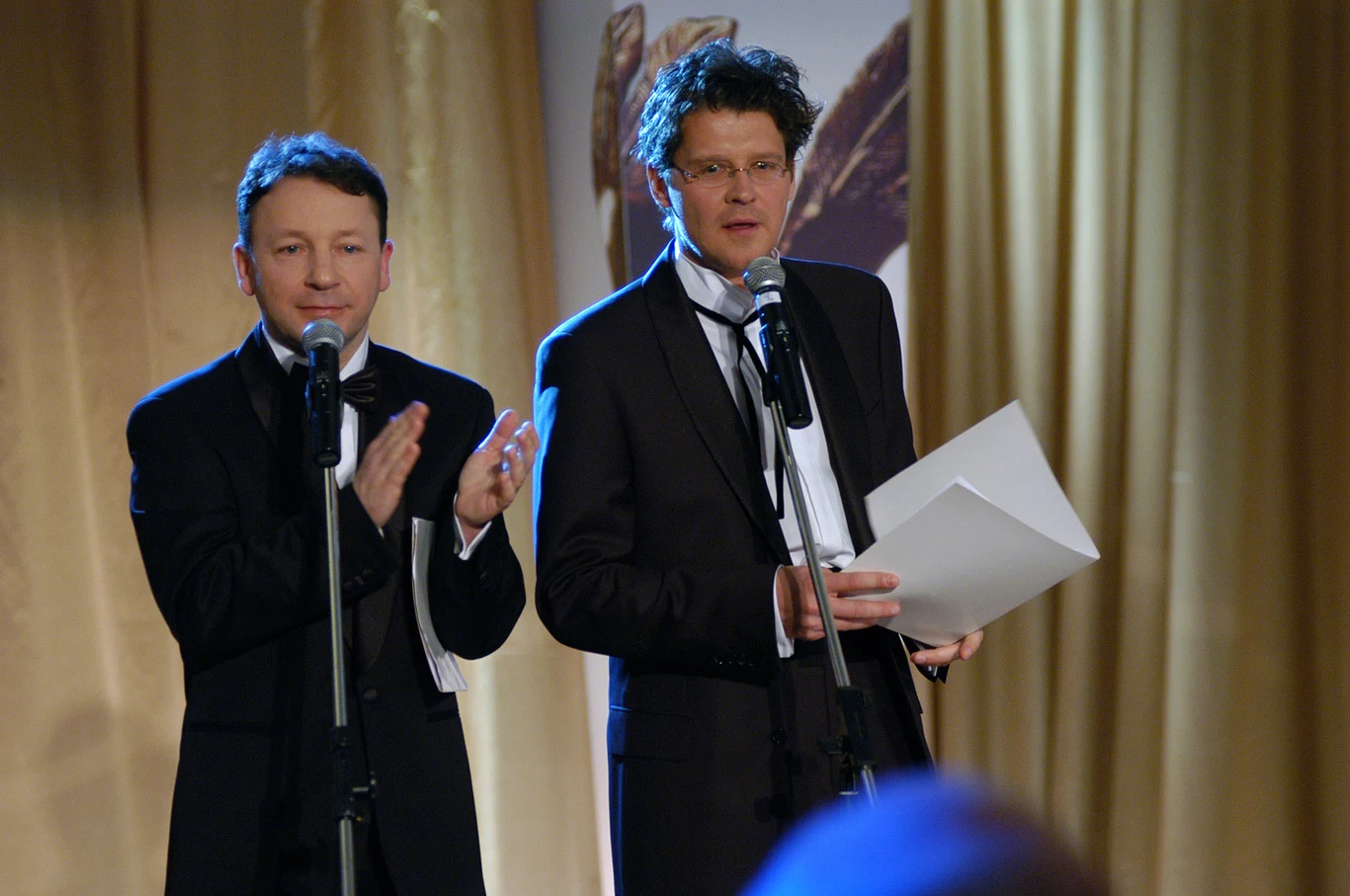 Wojciech Malajkat i Zbigniew Zamachowski