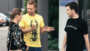 Tomek nie ucieszy się na widok Daniela, czule witającego się z Pruską.