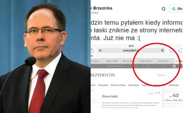 Jacek Brzezinka zaliczył wpadkę na Twitterze