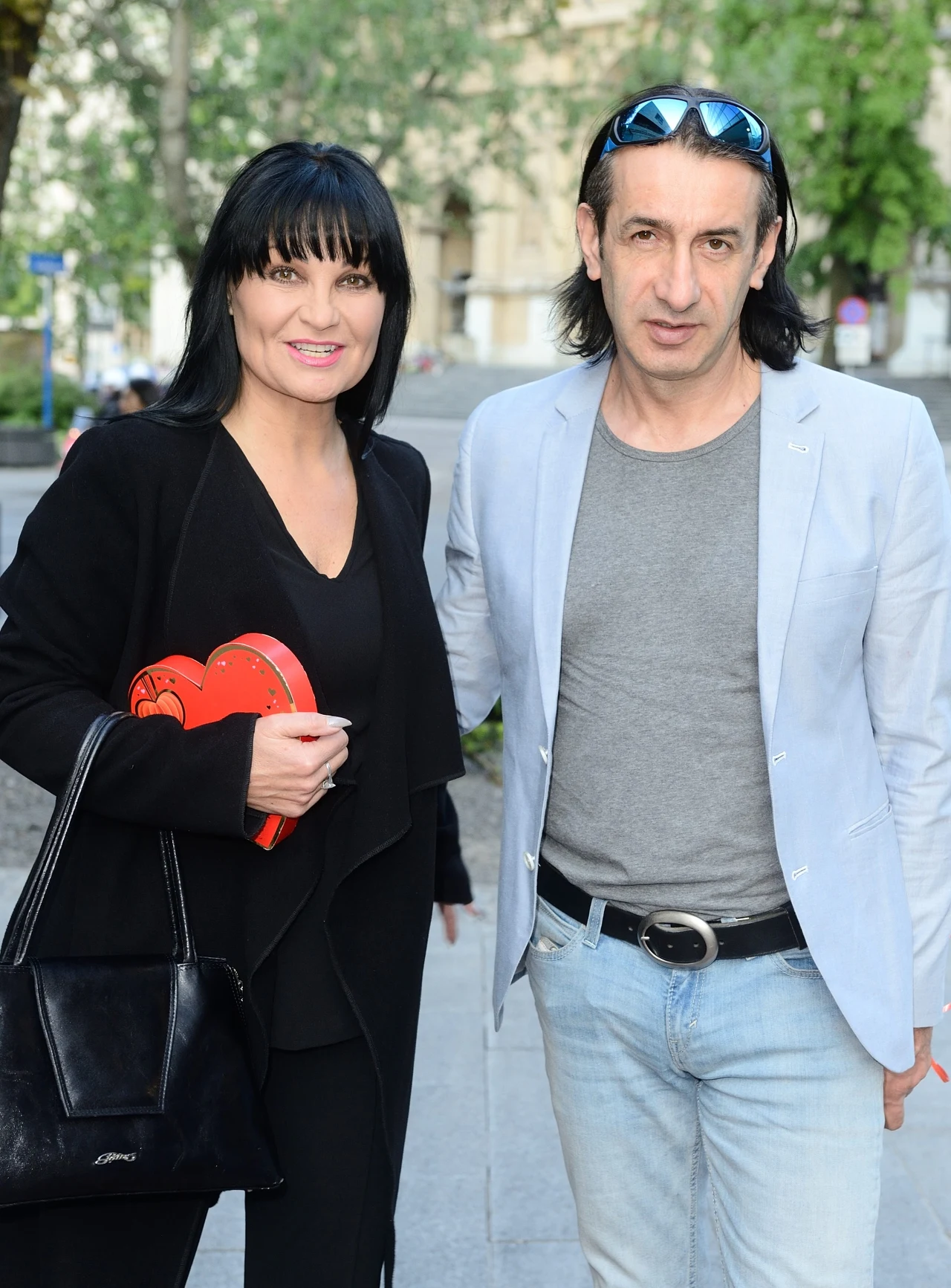 Iwona Pavlović z mężem