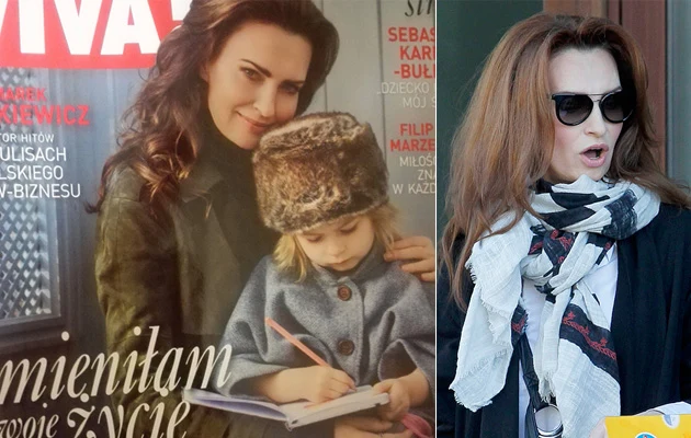 Agnieszka Maciąg z córką (zdjęcie okładki gazety "!Viva") Agnieszka Maciąg z córką (zdjęcie okładki gazety "!Viva")