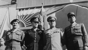 Eisenhower, Żukow, Montgomery i de Lattre de Tassigny