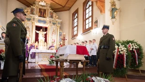 Pogrzeb żołnierza 31 pułku strzelców Kaniowskich Teofila Jurka