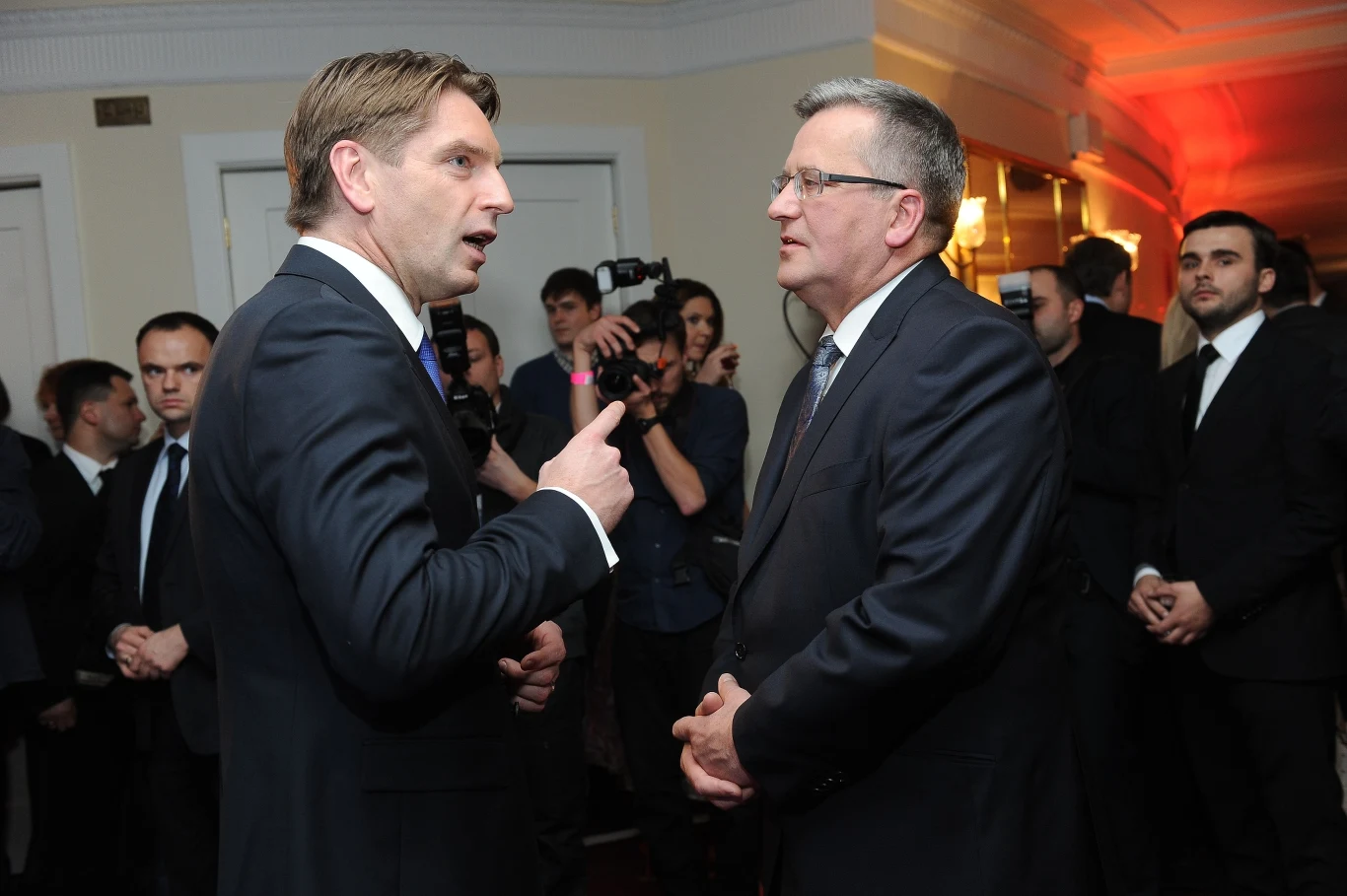 Tomasz Lis w towarzystwie Bronisława Komorowskiego Tomasz Lis w towarzystwie Bronisława Komorowskiego