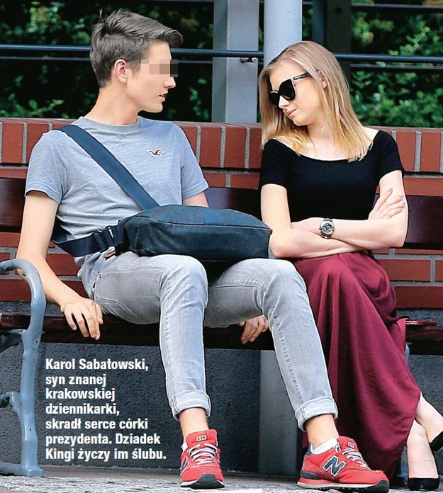 Kinga z chłopakiem