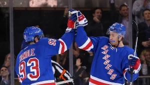 Radość hokeistów New York Rangers