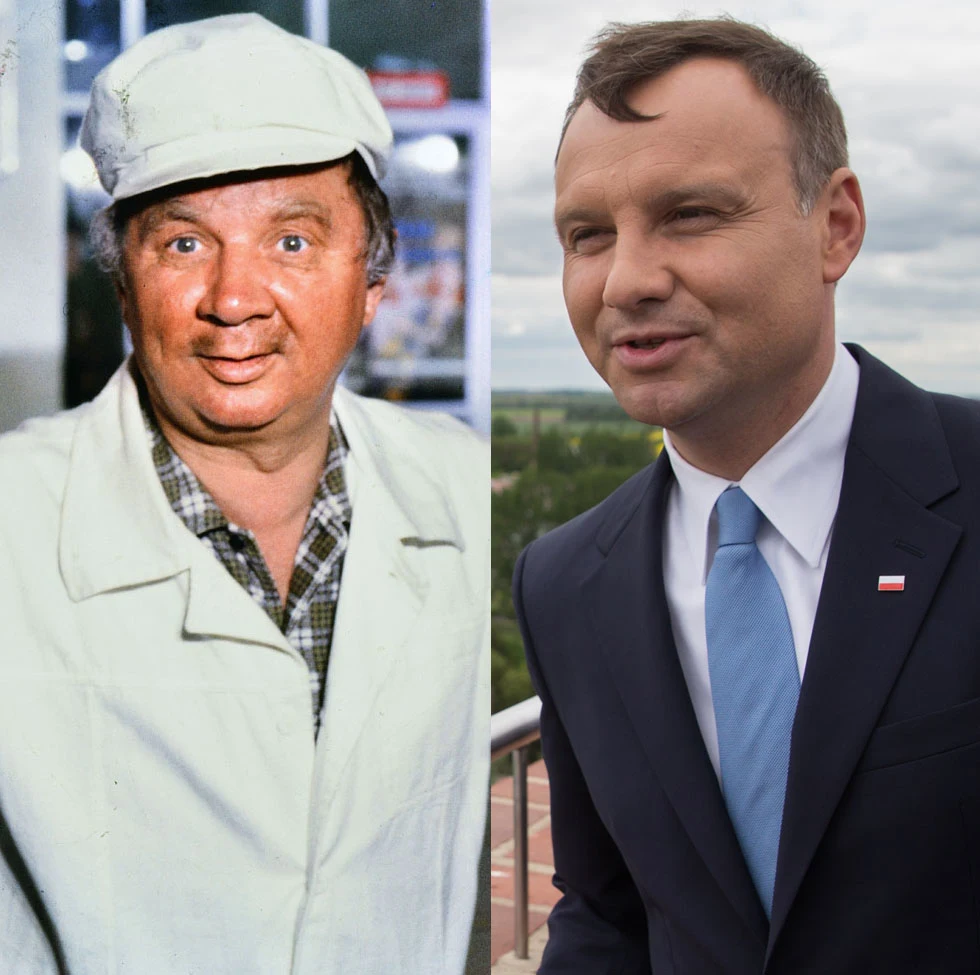 Andrzej Duda jest sobowtórem słynnego Maliniaka z "Czterdziestolatka" Romana Kłosowskiego?