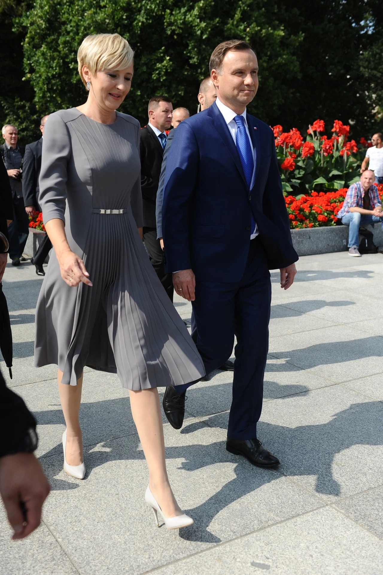 Andrzej Duda z żoną Agatą Andrzej Duda z żoną Agatą