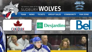 Alan Łyszczarczyk w barwach Sudbury Wolves; źródło: sudburywolves.com