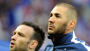 Mathieu Valbuena z Karimem Benzemą w reprezentacji Francji