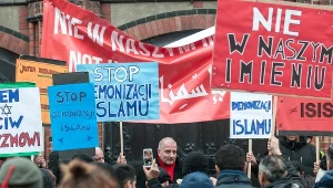 Uczestnicy marszu we Wrocławiu