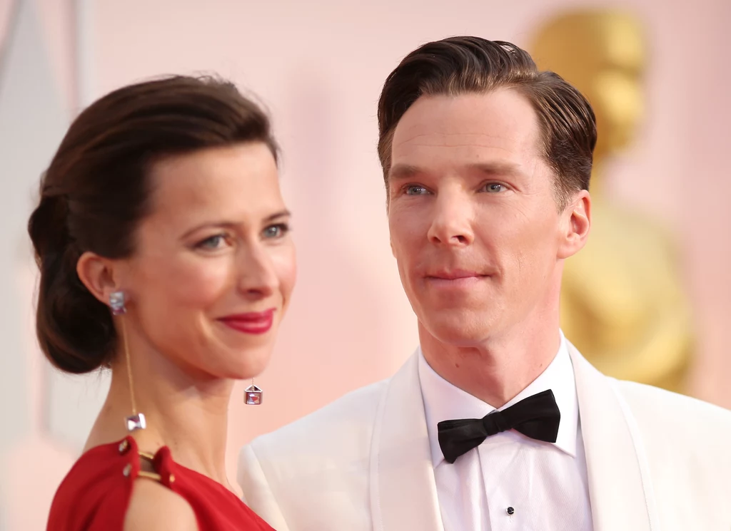Benedict Cumberbatch z żoną