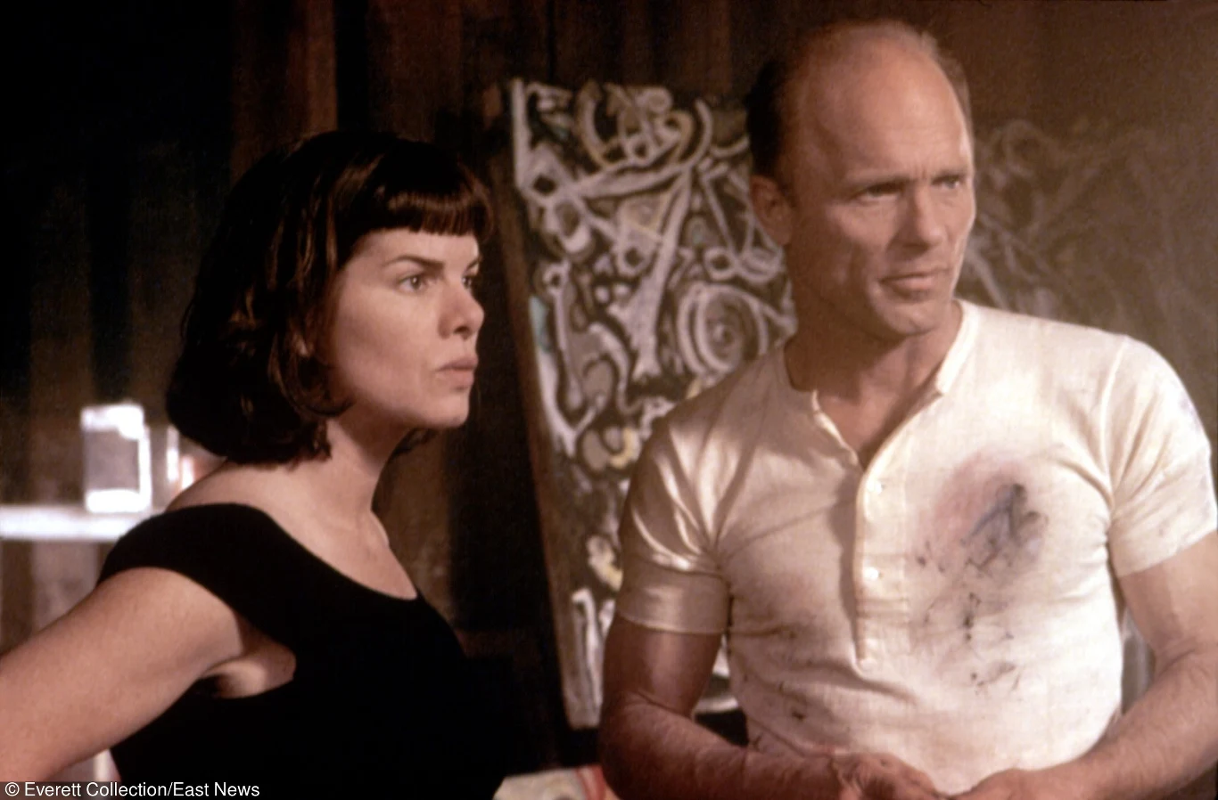 Marcia Gay Harden i Ed Harris w filmie "Pollock" Marcia Gay Harden i Ed Harris w filmie "Pollock"