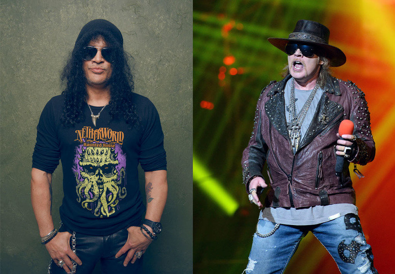 Slash (po lewej) i Axl Rose (po prawej) w końcu razem? To jest możliwe!