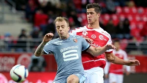 Kamil Grosicki (z lewej) i Anthony Weber