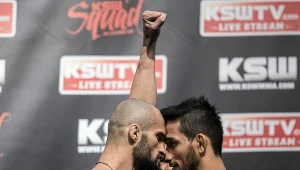 Artur Sowiński (z lewej) i Kleber Koike Erbst. Fot. Michał Łepecki