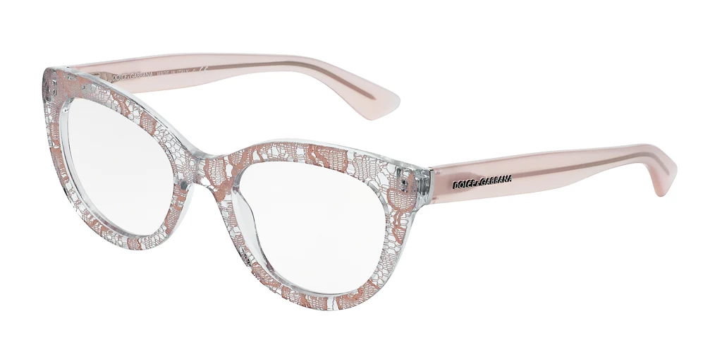 Flagowy materiał z kolekcji modowych Dolce&Gabbana wykorzystany został w kolekcji Color Lace – prawdziwa koronka została tu zatopiona w transparentnym acetacie Flagowy materiał z kolekcji modowych Dolce&Gabbana wykorzystany został w kolekcji Color Lace – prawdziwa koronka została tu zatopiona w transparentnym acetacie