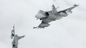 JAS-39C Gripen nad Bałtykiem