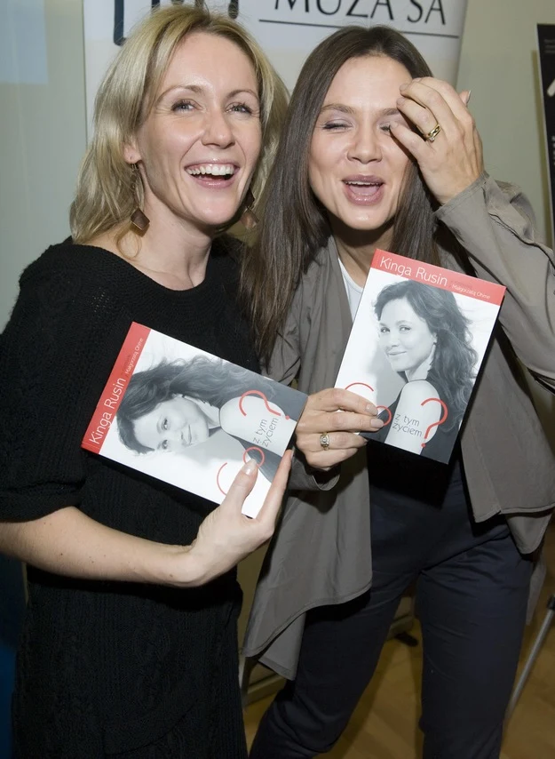 Małgorzata Ohme z przyjaciółką