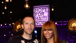 Chris Martin (Coldplay) i Beyonce w 2010 roku
