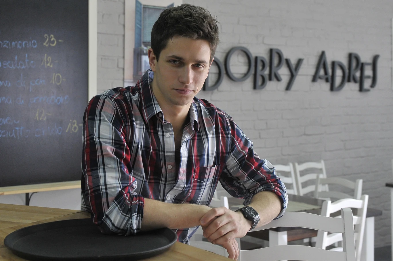 Michał w serialu "Wszystko przed nami" Michał w serialu "Wszystko przed nami"